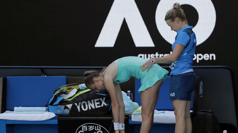 Slovenská tenistka Magdaléna Rybáriková počas...