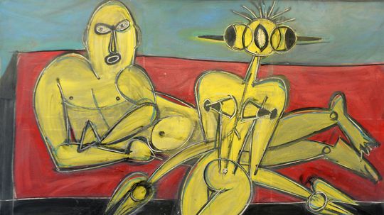 Jiří Načeradský: Ti dva, 2009 olej na plátne,...