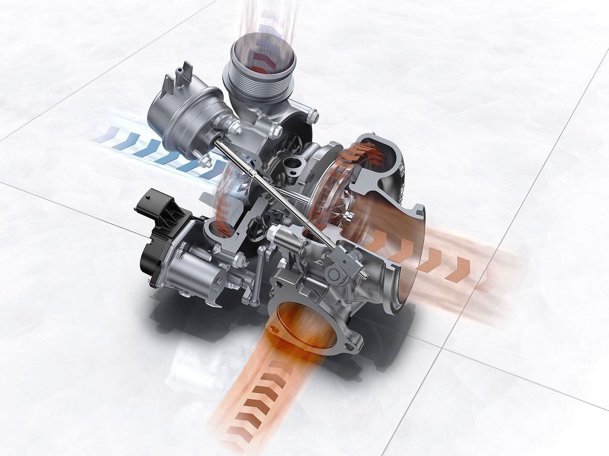 O ovládanie lopatiek turbodúchadla sa stará...