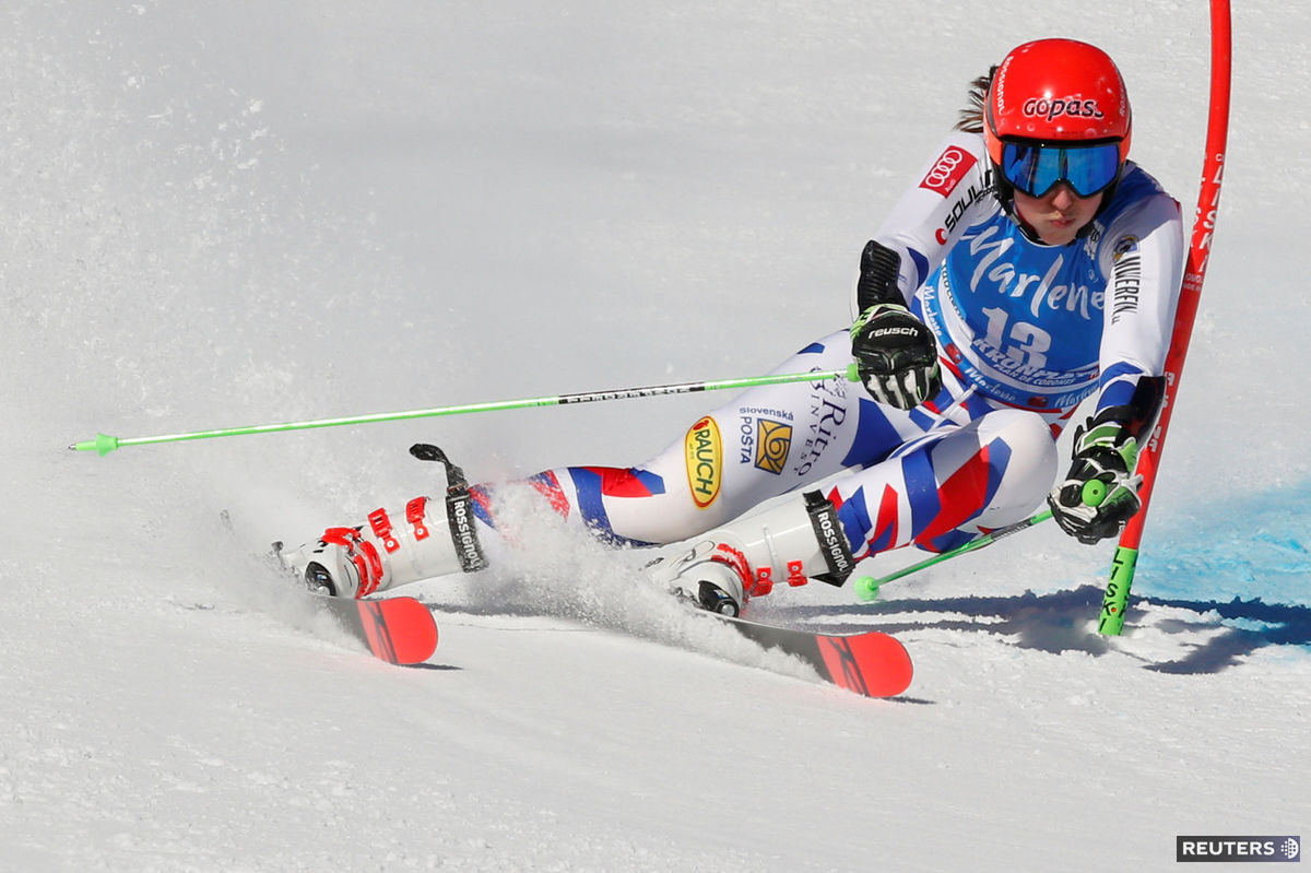 Petra Vlhová v Kronplatzi.