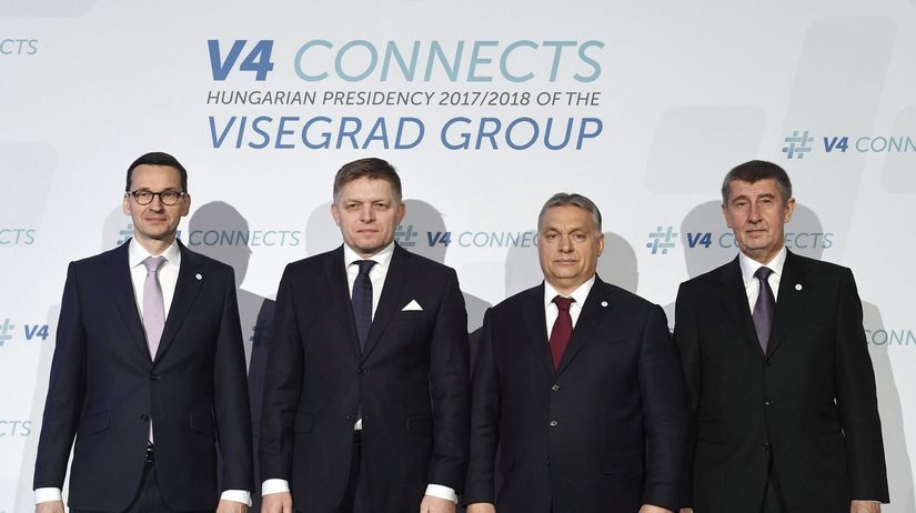 Morawiecki, Babiš, Orbán, Fico
