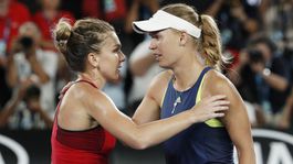 Caroline Wozniacka, Simona Halepová, Australian Open