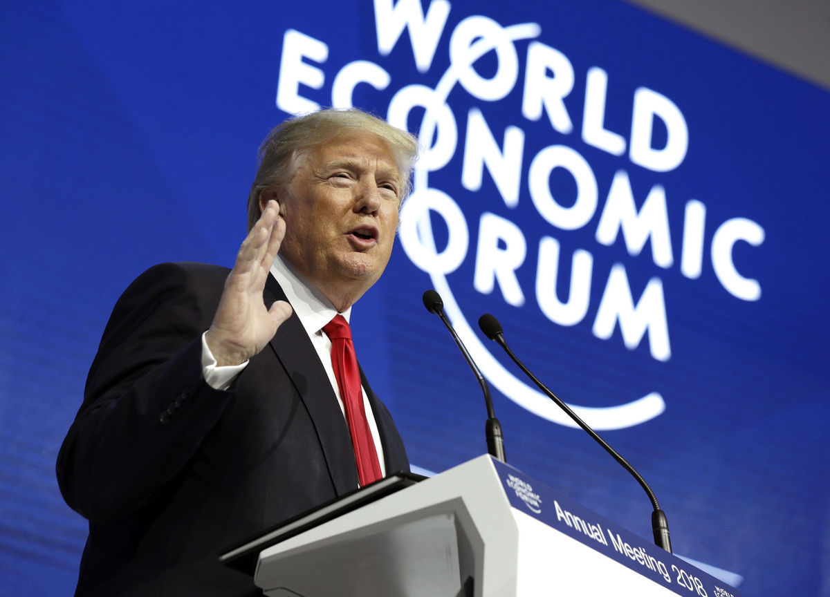 Donald Trump na Svetovom ekonomickom fóre v Davose