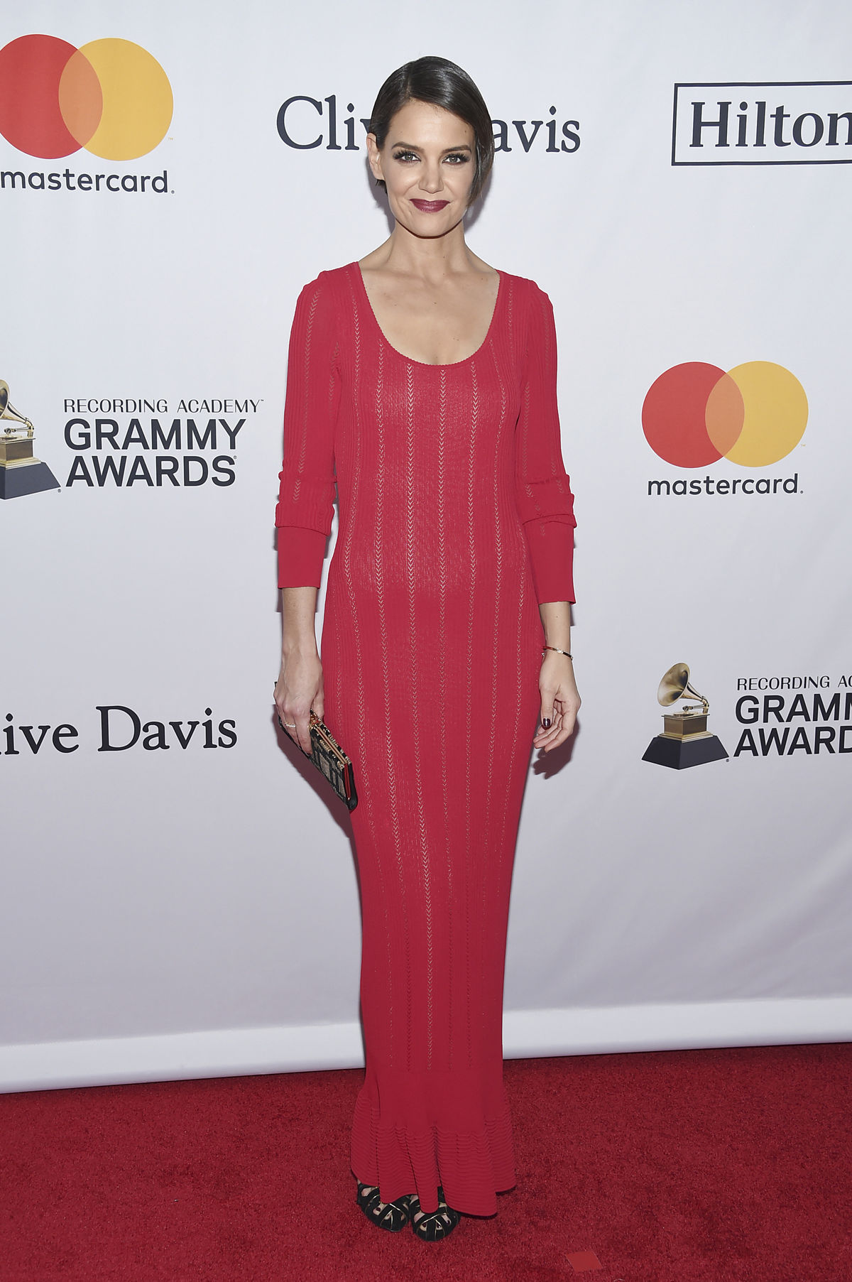Herečka Katie Holmes na podujatí Pre-Grammy...