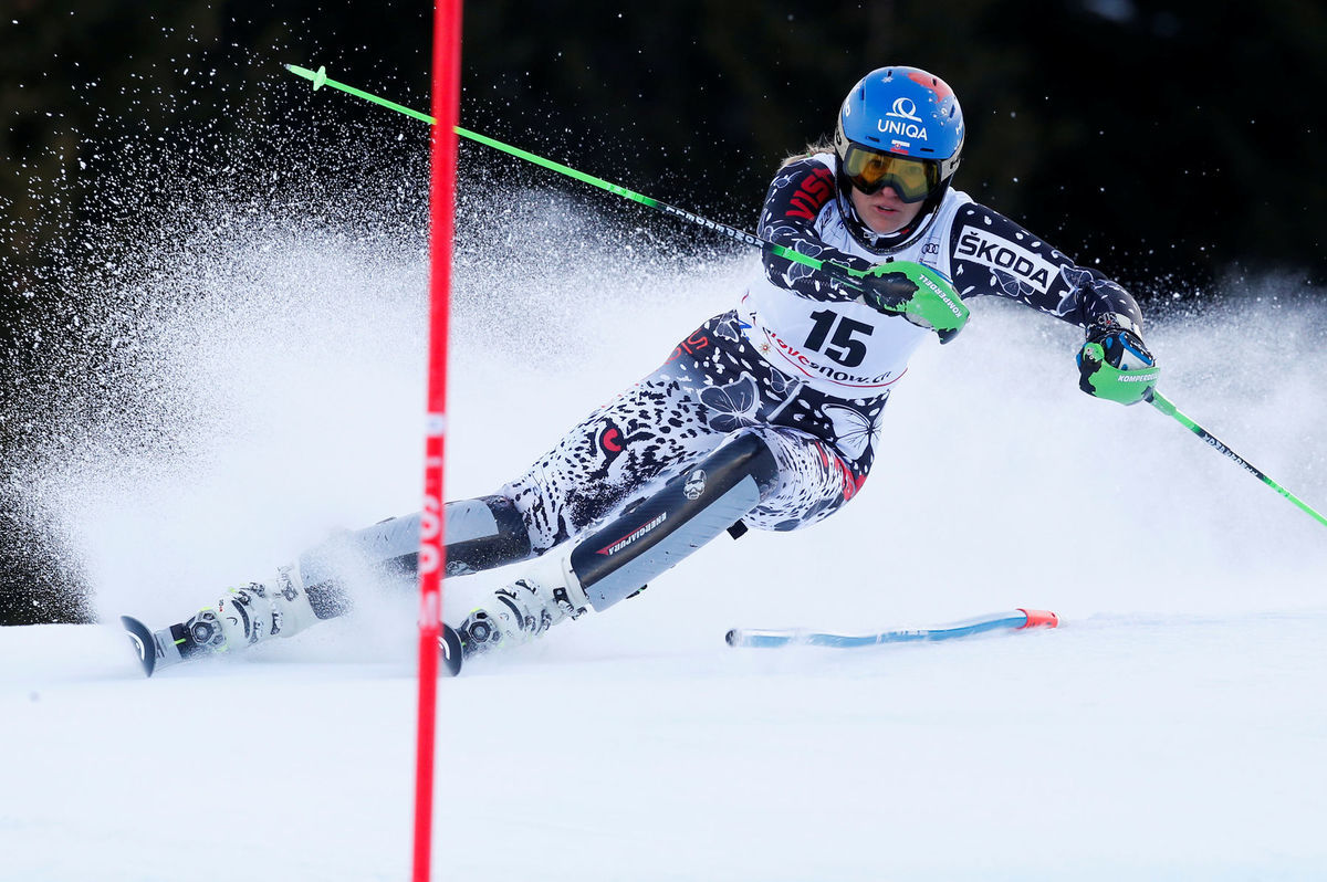 Veronika Velez Zuzulová v Lenzerheide.