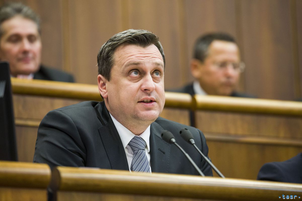 Na snímke predseda NR SR Andrej Danko počas...