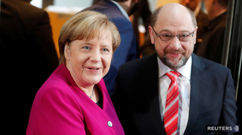 Schulz Merkelová