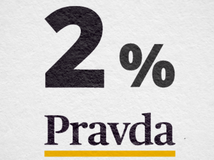 dve percentá dane, Pravda, 2%