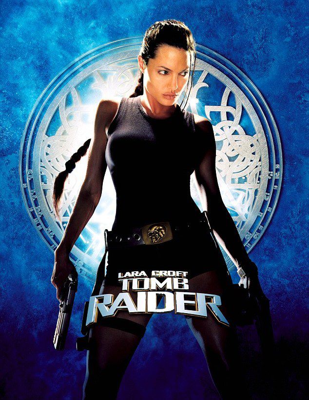 Herečka Angelina Jolie ako Lara Croft vo filme...