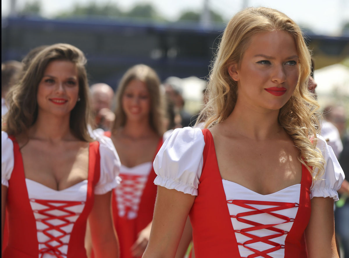 Hostesky na Veľkej cene Maďarska F1.