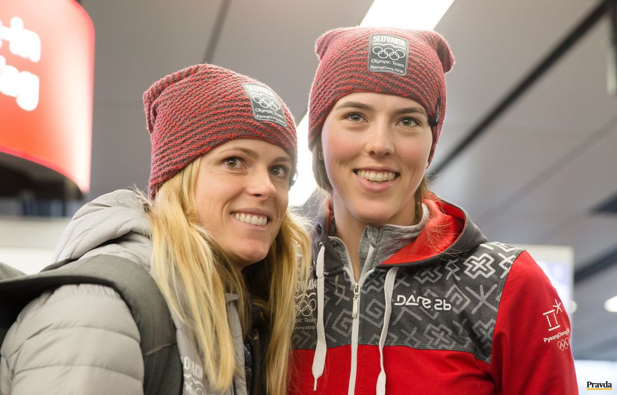 Veronika-Velez Zuzulová a Petra Vlhová.