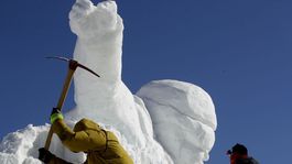 Ľadové sochy, Pjongčang