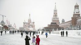 Rusko počasie zima sneh