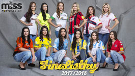Finalistky Miss Fortuna ligy 2017/18.
