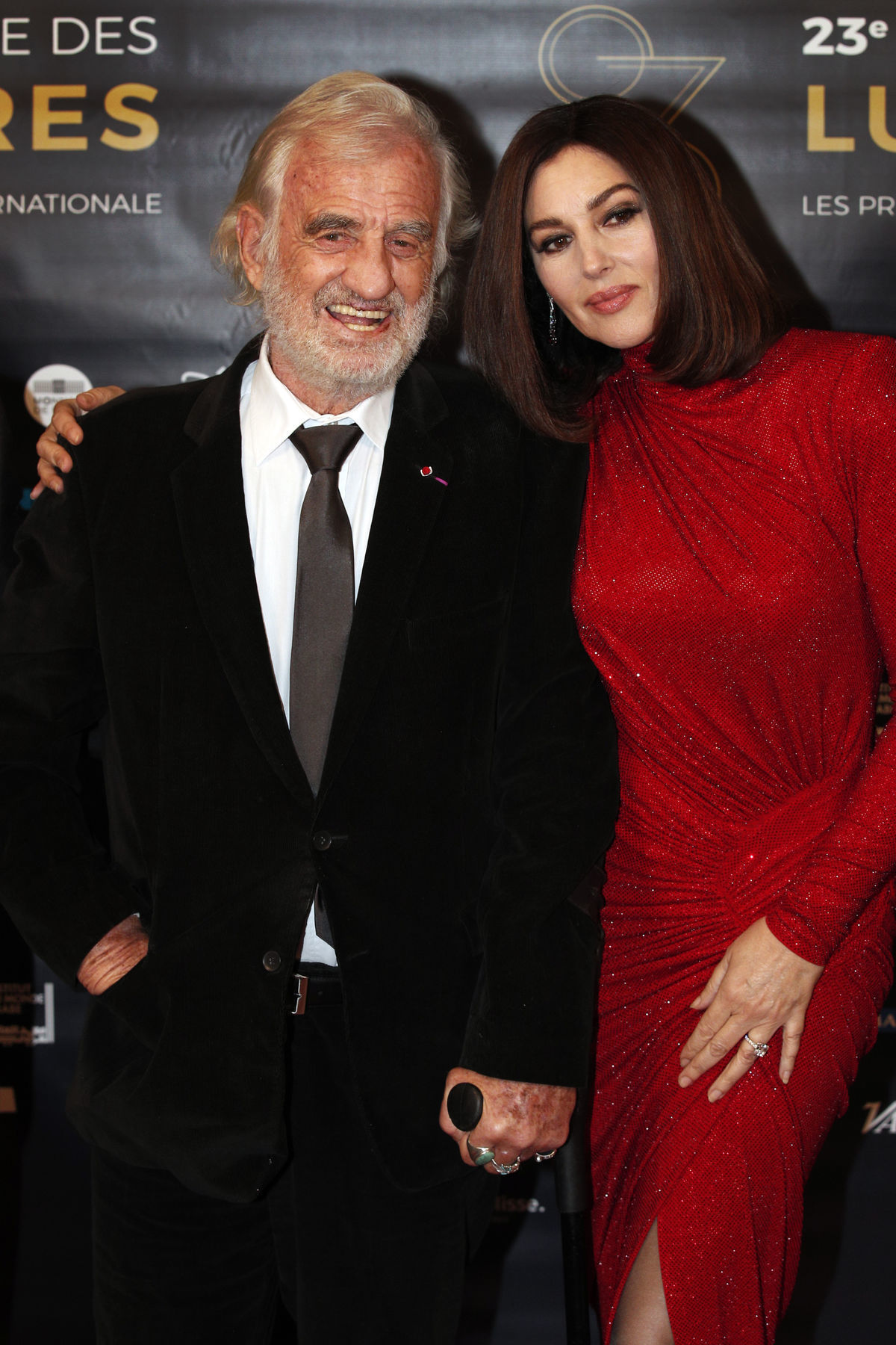 Herec Jean Paul Belmondo a herečka Monica...