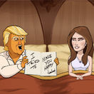 our cartoon president, trump, melania trump,