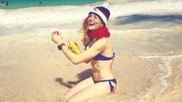 Vítkovej pomohli k bronzu i nové náušnice, Koukalová jej fandila na pláži