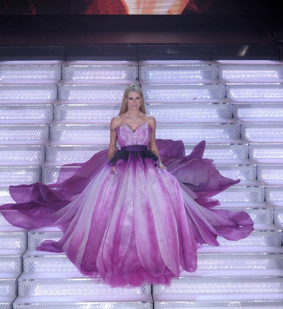Michelle Hunziker počas 68-ročníka festivalu...