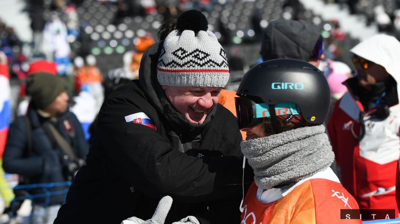 Zľava: Prezident SR Andrej Kiska a Klaudia...