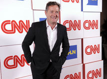 Moderator Piers Morgan on the archive.