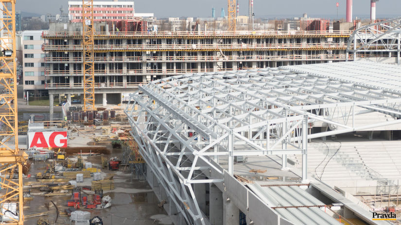 Výstavba Národného futbalového štadióna...