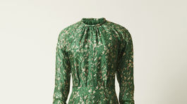 Dámske šaty s jemným florálnym motívom H&M Conscious Exclusive. V predaji čoskoro. 