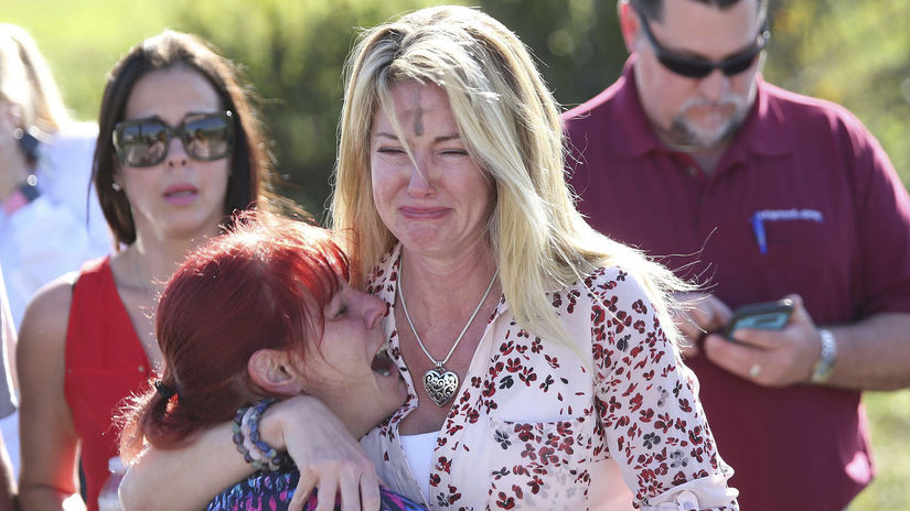 USA Florida škola streľba cruz rodičia plač