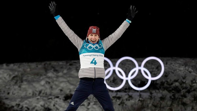 Anastasia Kuzminová vyskakuje na najvyšší stupeň.