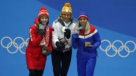 ZOH 2018, biatlon, zlatá mediala, Kuzminová