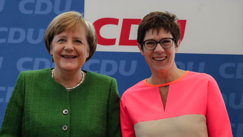CDU, Angela Merkelová, Annegret...