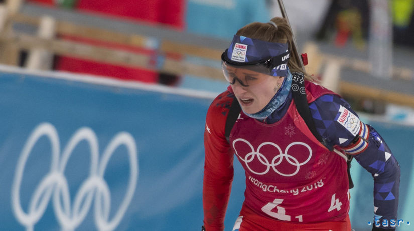 Nešťastná slovenská biatlonistka Paulína Fialková.
