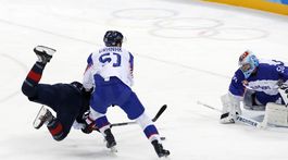 ZOH 2018, hokej, osemfinále Slovensko - USA