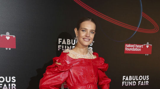 Modelka Natalia Vodianova pózuje na podujatí...