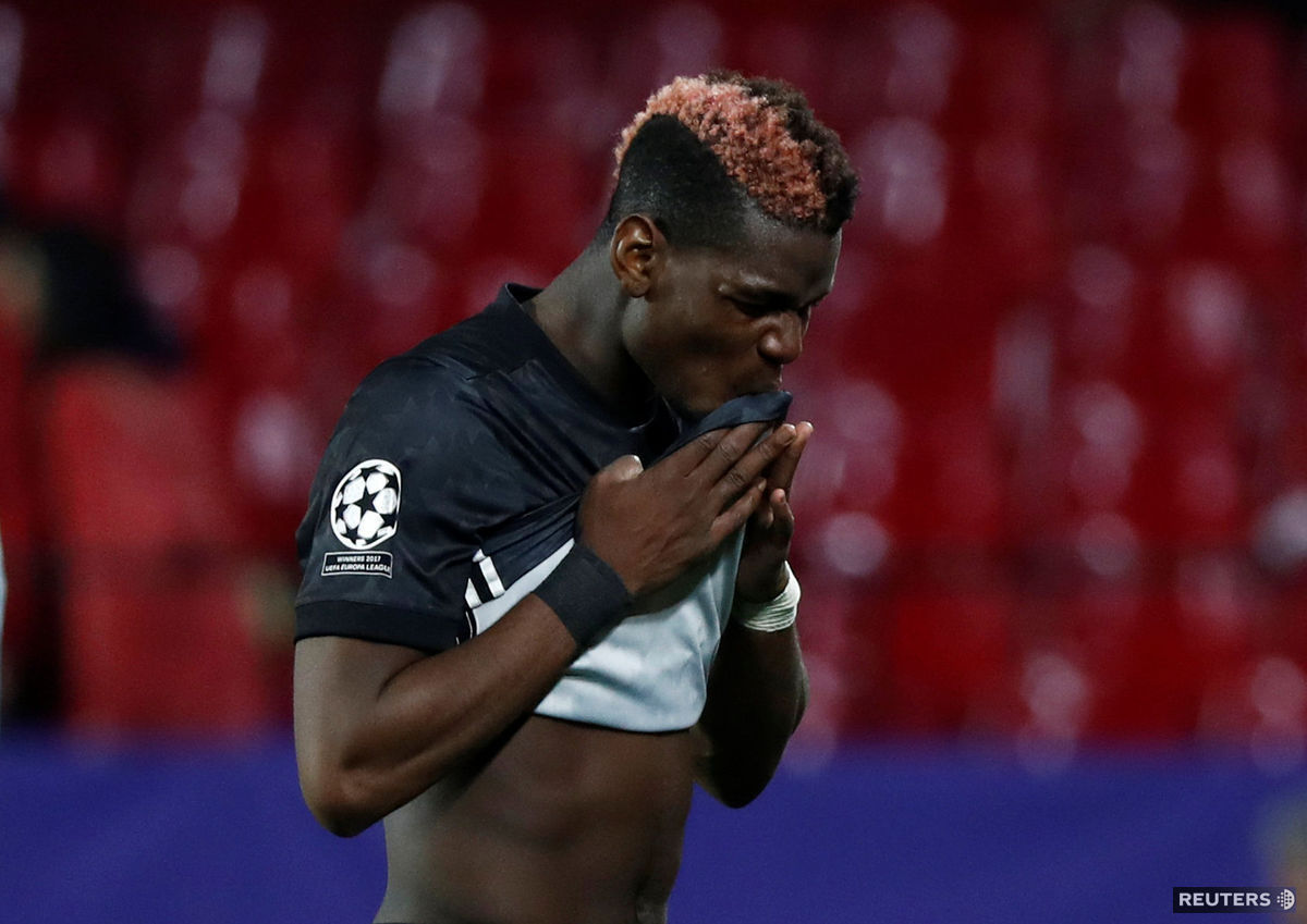 Sklamaný Paul Pogba.