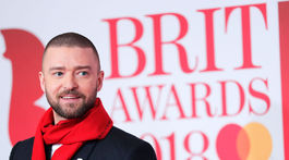 Na Brit Awards sa objavil aj britský spevák Justin Timberlake.