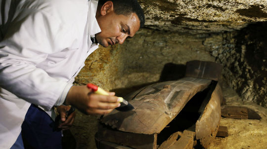 V Egypte odkryli staroveké pohrebisko s desiatkami sarkofágov