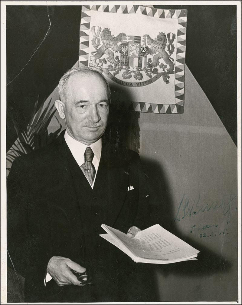 Prezident Edvard Beneš.