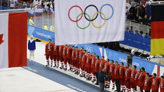 Rusko, hokej, ZOH, hymna