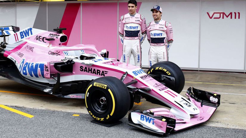 Nový monopost predstavil aj tím Force India s...