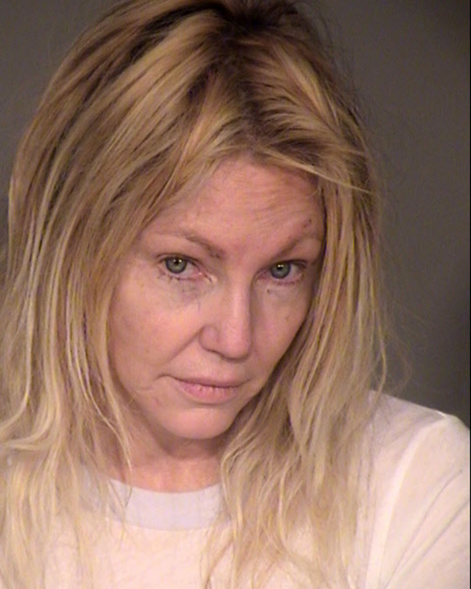 Heather Locklear na aktuálnej policajnej snímke.