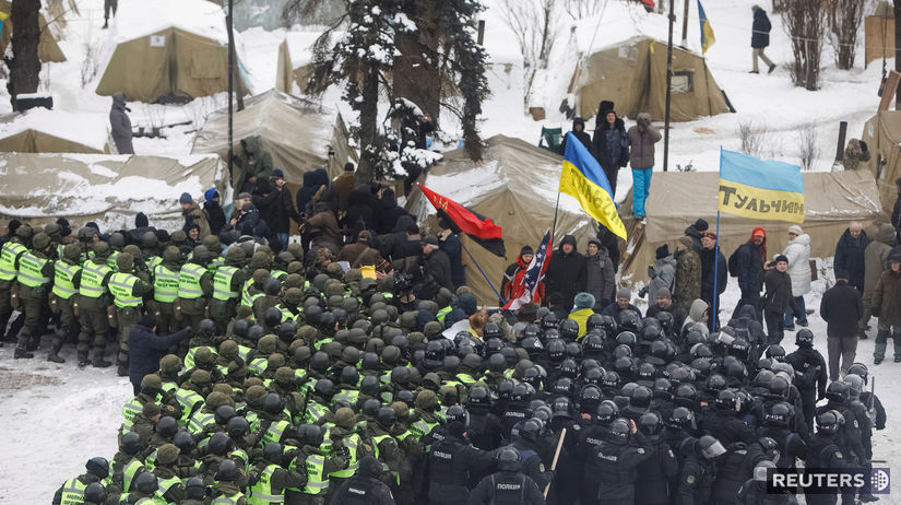 protest, kyjev, ukrajina