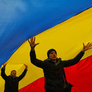 mladí, vlajka, Moldavsko, Kišiňov,