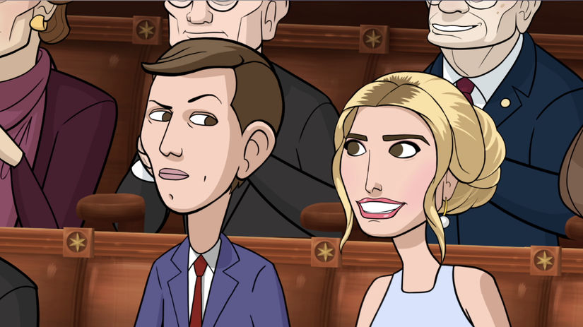 Scéna zo seriálu Our Cartoon President (Náš...