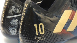 FOTO: Umelkyňa zachytila Messiho pamätné momenty na kopačkách