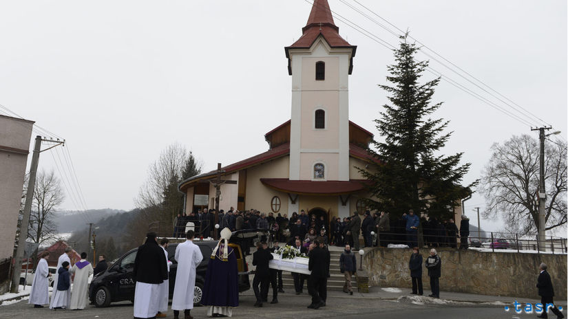 Gregorovce, Martina Kušnírová, pohreb POX