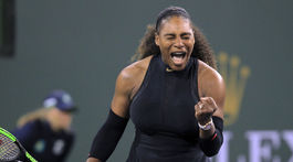 Neuveriteľné, vravela Serena po postupe v Indian Wells. Lacko neuspel