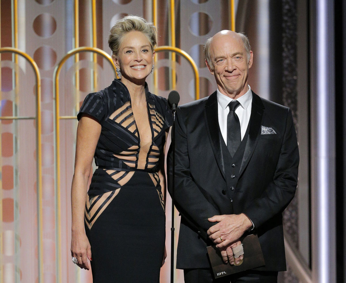 Sharon Stone a J.K. Simmons v roku 2018 na...