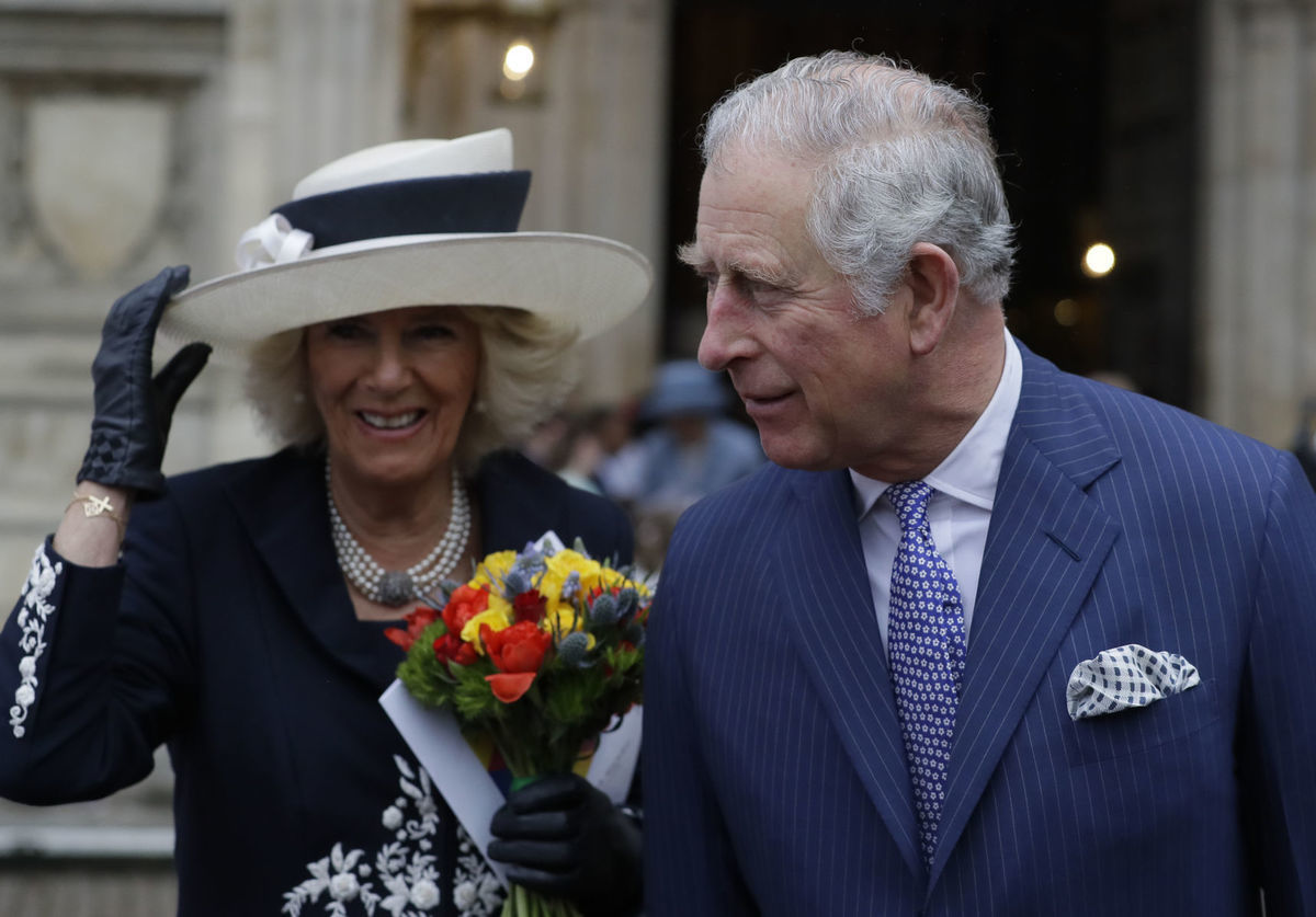 Princ Charles a jeho manželka Camilla na...