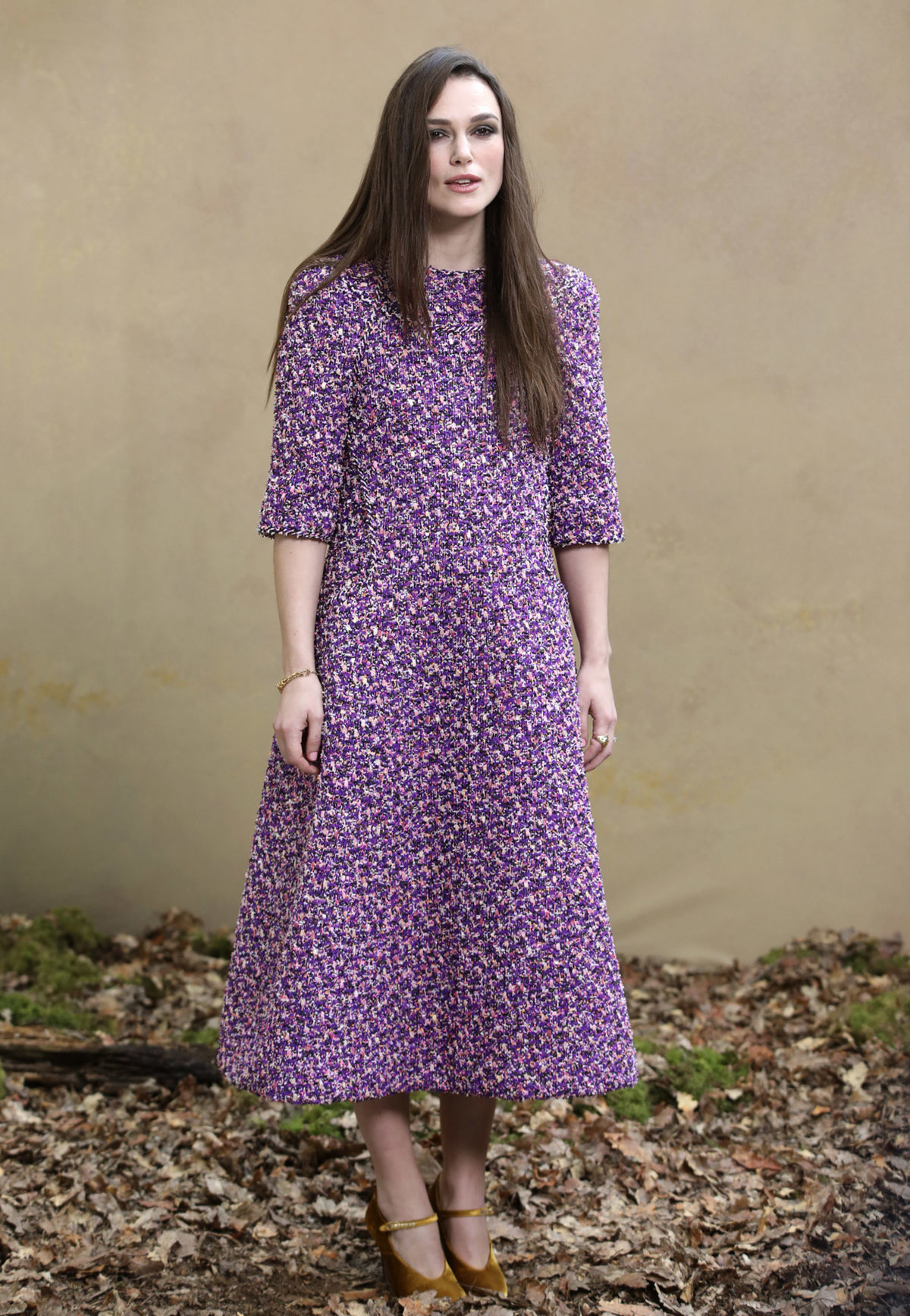 Herečka Keira Knightley na nedávnej prehliadke...