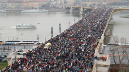 Maďarsko, pochod, Budapešť, Fidesz,